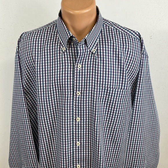 Peter Millar long sleeve button down collar shirt.  XXL - Picture 2 of 7
